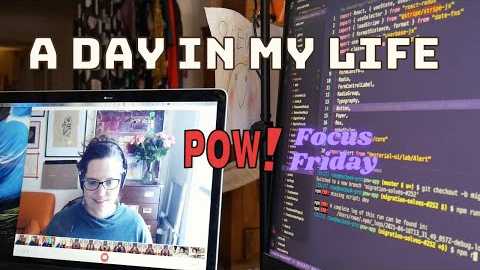 POW! (usepow.app) Focus Friday · A day in my life as a developer, founder and mom · Spring 2021
